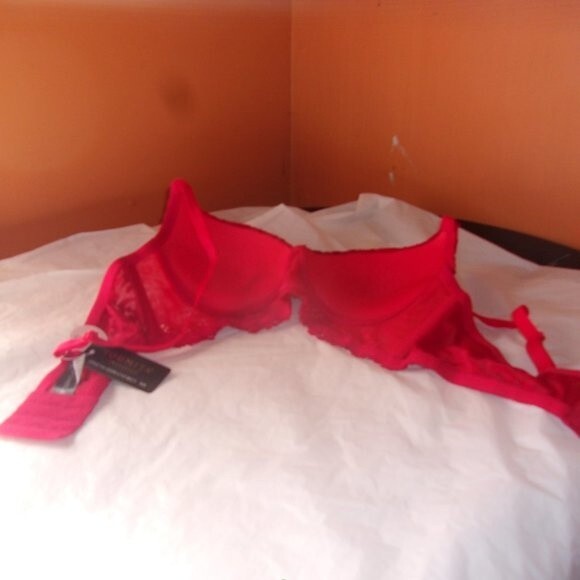 Youmita 36B Barbados Cherry Push up Bra w/ Underwire NWT - Picture 11 of 12